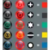9711 Insert de espuma Juego de destornilladores VDE 1, 16 piezas negro/gris, en insert de espuma para carro de taller
