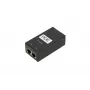 Fuente de alimentación PoE Extralink POE-24-24W-G 24 V 1 A 24 W Gigabit, interior, negro, cable de alimentación incluido