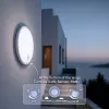 Lámpara LED con sensor PIR MACLEAN MCE525 W — luminaria LED exterior con sensor de movimiento