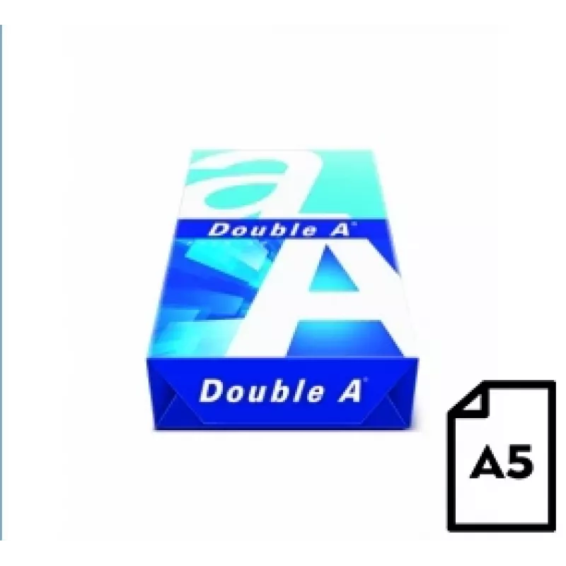 Papel Double A (categoría A), A5, 80 g, 500 hojas