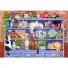Puzle Ravensburger Feel Well & Puzzle Cats on the Shelf – 200 piezas