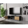 Soporte de TV Top e Shop RTV 120 ANTR/ARTIS — 1200×400×360 mm, parte superior y marco en antracita, tablero de partículas, 2 baldas