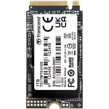 Unidad SSD Transcend 1 TB M.2 PCI Express 4.0 NVMe 3D NAND TS1TMTE410S