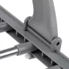 Estante auxiliar Jata HTEN2402 de polipropileno y acero inoxidable plegable 58×32×4,7 cm