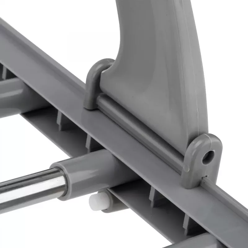 Estante auxiliar Jata HTEN2402 de polipropileno y acero inoxidable plegable 58×32×4,7 cm