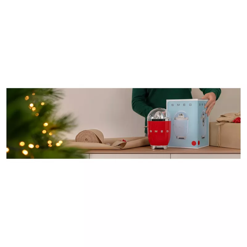 Exprimidor eléctrico de cítricos Smeg CJF11RDEU 70 W Rojo Acero inoxidable