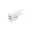 Unitek P1113A-EU - cargador 2X USB-A, 12W, blanco