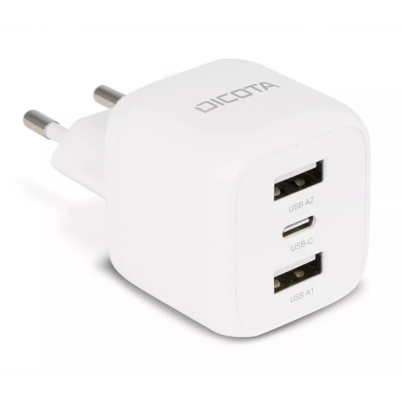 DICOTA D32069 Cargador para dispositivos móviles Portátil, Smartphone Blanco AC Carga rápida Interior