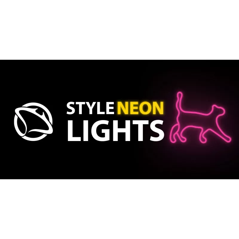Lámpara LED de neón decorativa MANTA SNL70PK Style Neon Lights CAT 2 rosa (modelo SNL70PK)