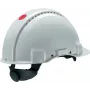 Casco de seguridad 3M G3000 blanco – talla ajustable, protección industrial para la cabeza