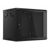 Rack de pared LANBERG 9U (600×450×507 mm) IP20, carga máx. 60 kg, negro