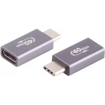 Adaptador USB-C ShiverPeaks Pro 4.0 Metal, USB-C a USB-C, carcasa de metal