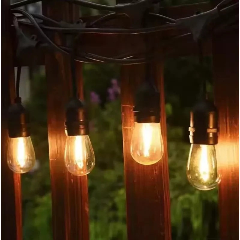 Extralink | Guirnalda de luces de jardín | Guirnalda 20 m 20 bombillas