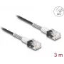 Cable de red DeLOCK RJ45 Cat.6A 3 m Negro