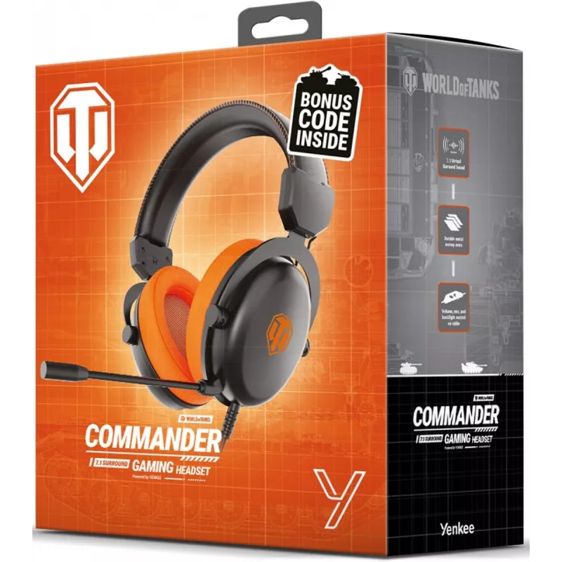 Auriculares con micrófono YENKEE COMMANDER WT300