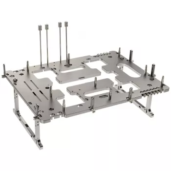 Carcasa benchtable Streacom BC1 V2 – chasis abierto de prueba/bench, titanio