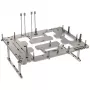 Carcasa benchtable Streacom BC1 V2 – chasis abierto de prueba/bench, titanio