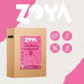 Comida seca para perros ZOYA ColdPRO Beef 9 kg — alimento completo para perros adultos, 27% proteína, 9,5% grasa, sin gluten, sin azúcar