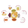 Pato de peluche sensorial interactivo Ascato 122946 — textura suave, diseño multicolor