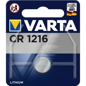 Varta CR1216 Pila de electrónica Litio 3 25mAh Blíster - Pila - CR1216