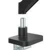Soporte Maclean para 2 monitores, resorte de gas, 17-32, 2-10 kg, negro, MC-134