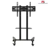 Maclean MC-739 soporte profesional con ruedas para TV, 32-65 pulgadas (165,1 cm), máx. 40 kg, VESA hasta 400x600, negro