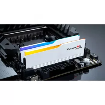 DIMM 64 GB DDR5-6000 (2x 32 GB) Dual-Kit, memoria RAM blanca, F5-6000J3040G32GX2-RM5NRW, Ripjaws M5 Neo, AMD EXPO