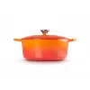 Le Creuset 21177280902430 6,7 L olla redonda naranja, roja