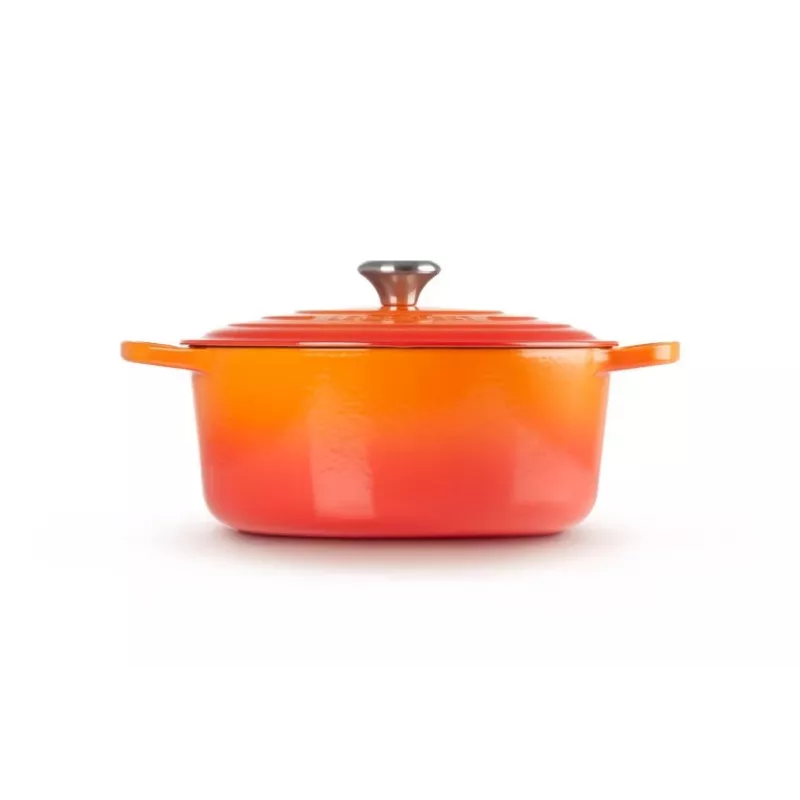 Le Creuset 21177280902430 6,7 L olla redonda naranja, roja