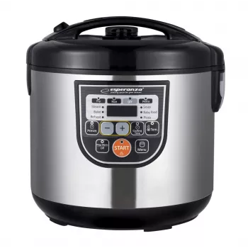 Olla multifunción ESPERANZA EKG011, capacidad 5 L, 860 W, negro/acero inoxidable