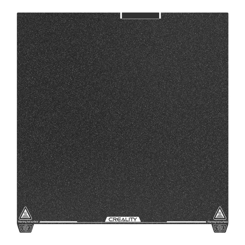 Placa de construcción Creality K2 Plus PEI Frosted 400×400 mm — cama de impresión de repuesto