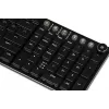 iBOX Aurora K-6 IKGMK6 teclado gaming mecánico de perfil bajo, con cable + RF inalámbrico + Bluetooth, switches KRGD Red, retroiluminación LED, QWERTY inglés, negro