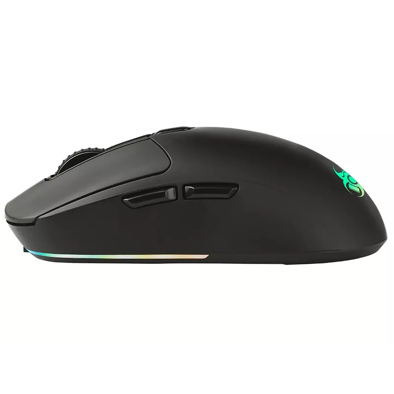 Tracer GameZone Thor RGB ratón gaming inalámbrico, 2,4 GHz + Bluetooth, 10000 DPI, negro