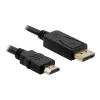 Cable Delock DisplayPort 1.1 conector macho > conector macho High Speed HDMI-A pasivo 3 m negro (82435)