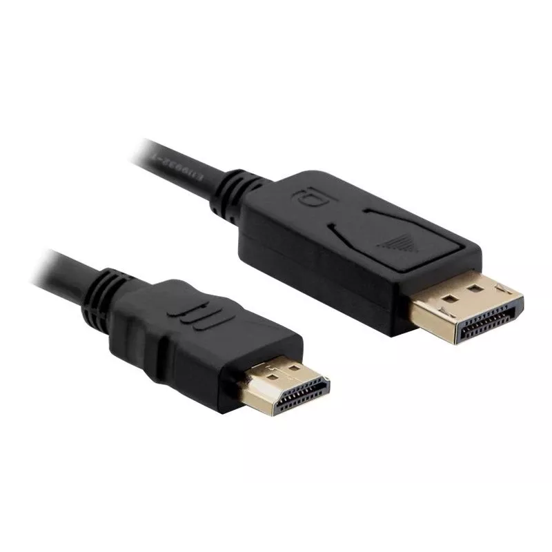 Cable Delock DisplayPort 1.1 conector macho > conector macho High Speed HDMI-A pasivo 3 m negro (82435)