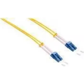 LogiLink - cable de conexión - LC monomodo (macho) a LC monomodo (macho) - 15 m - fibra óptica - dúplex - 9/125 micrómetros - OS1/OS2 - libre de halógenos - amarillo