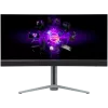 LORGAR 34MP1, Monitor gaming UWQHD MiniLED Pro, 34'' (3440*1440) Monitor curvo VA, negro/gris lechoso