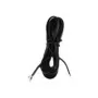 Cable telefónico Helos 014050 3m negro transparente