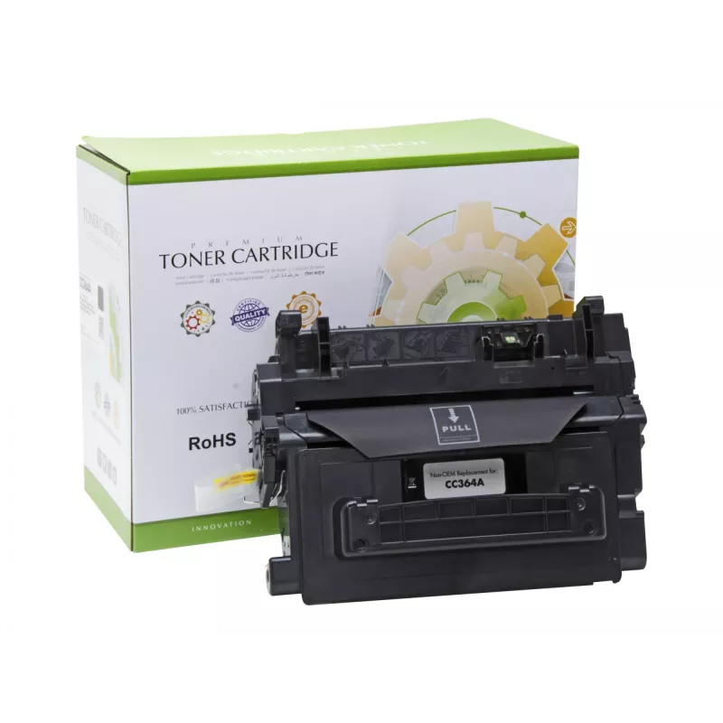 Cartucho de tóner STATIC compatible con HP CC364A negro compatible 10.000 páginas