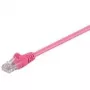 Wentronic 95229-GB Cable de red Ethernet magenta