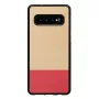 Funda para smartphone Man and Wood para Galaxy S10 — Miss Match negro
