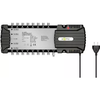 Goobay Multiconmutador de satélite 5 entradas/16 salidas (64876)