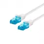 Cable de red LOGON UTP Cat.5e 1,5 m, RJ-45 a RJ-45, blanco