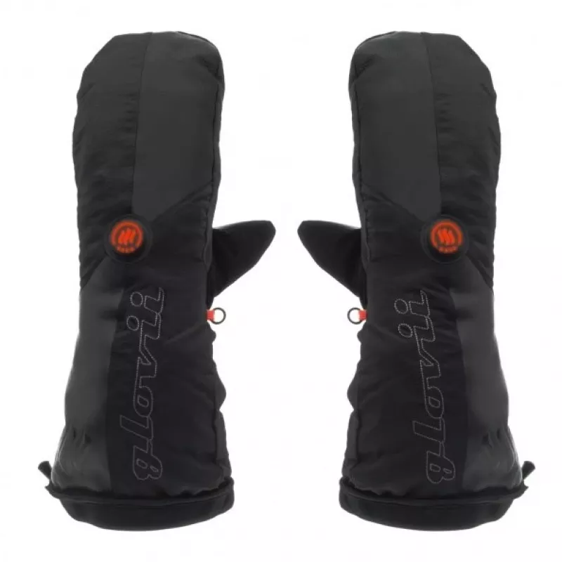 Guantes manopla Glovii GZ1M cuero genuino nailon para esquí senderismo