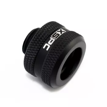 Conector XSPC G1/4 a tubo rígido de 14 mm, negro mate - 8 uds.
