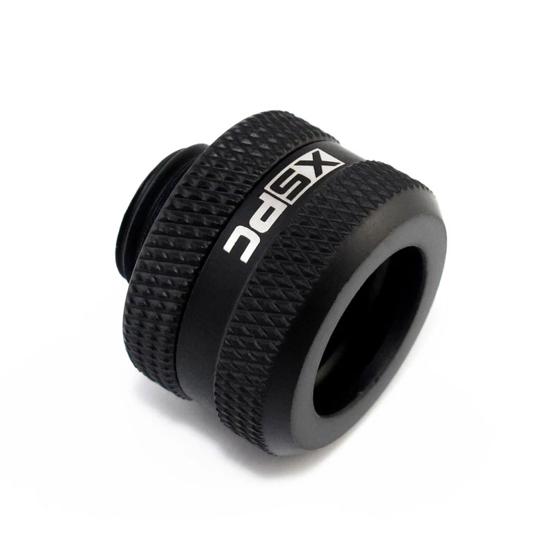 Conector XSPC G1/4 a tubo rígido de 14 mm, negro mate - 8 uds.