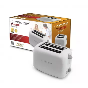 Esperanza EKT002 Caprese 2 rebanadas 600 W Blanco