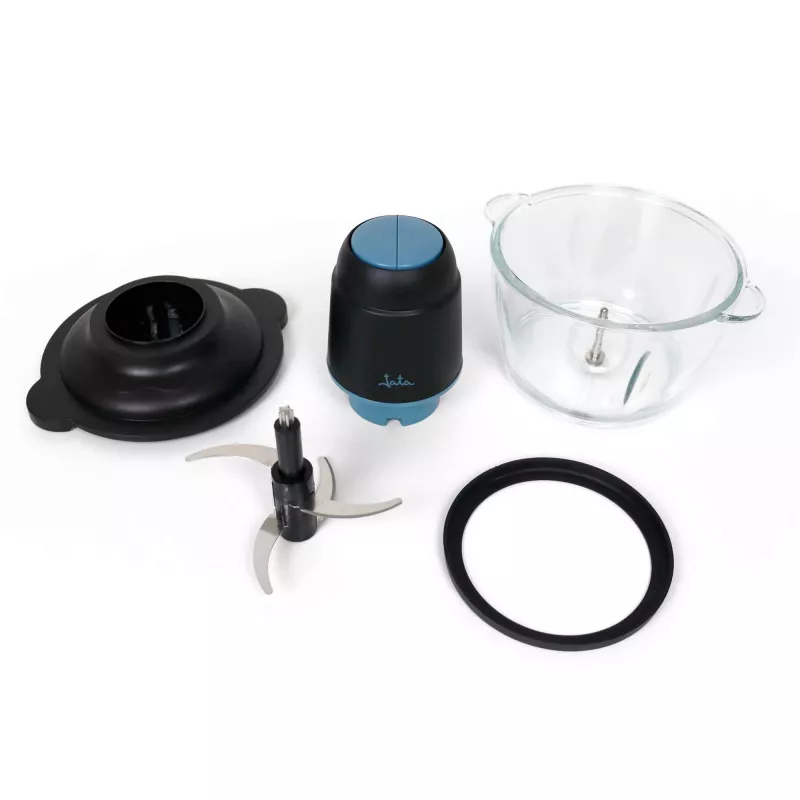 Picadora eléctrica JATA JEPC1250 1,5L 400W negro transparente