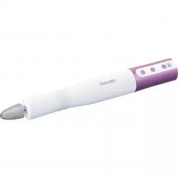 Aparato de cuidado de uñas Beurer MP 52 — set eléctrico de manicura/pedicura, blanco y violeta