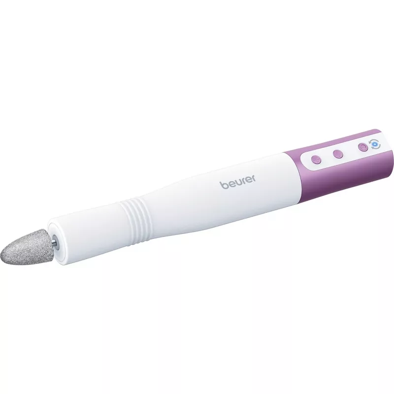 Aparato de cuidado de uñas Beurer MP 52 — set eléctrico de manicura/pedicura, blanco y violeta